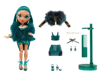 Rainbow High Fashion bábika, séria 4 - Jewel Richie (Emerald)