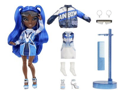 Rainbow High Fashion bábika, séria 4 - Coco Vanderbalt (Cobalt)