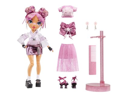 Rainbow High Fashion bábika, séria 4 - Lila Yamamoto (Mauve)