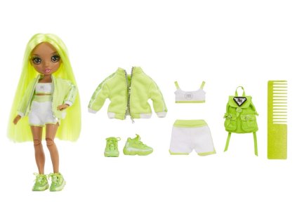 Rainbow High Junior Fashion bábika, séria 2 – Karma Nichols