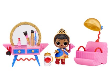 L.O.L. Surprise! Nábytok s bábikou, séria 6 - Salón krásy & Hier Majesty
