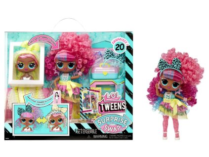 L.O.L. Surprise! Swap Tweens bábika a mini Tweens česacia hlava - Cora