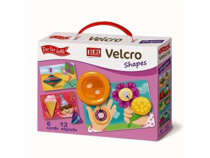 PEXI Velcro skladačky - Tvary (Shapes)