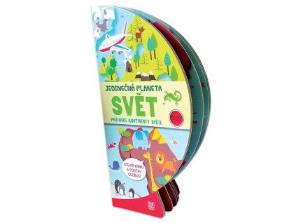 Knižka rozkladací glóbus - SVET