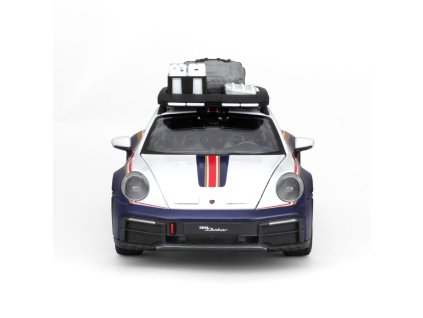 Bburago 1:24 Racing - Porsche 911 Dakar - Blue 953 Roughroads