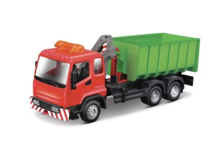 Bburago 1:43 servisné vozidlá Hooklift and Crane Truck