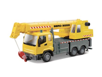 Bburago 1:43 servisné vozidlá Construction Truck with Crane