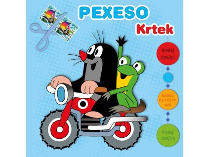 Pexeso zošitové vystrihovacie s MAXI kartičkami - Krtko