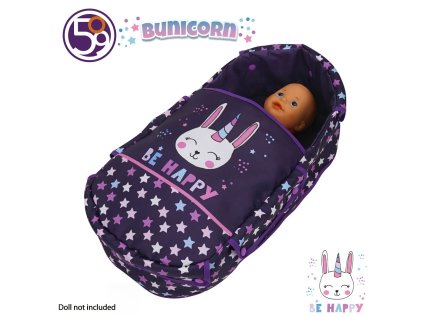 Kočík pre bábiky - šťastný zajačik