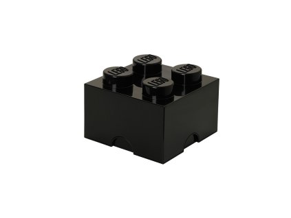 LEGO úložný box 4 - čierna