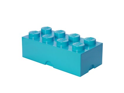 LEGO úložný box 8 - azurová
