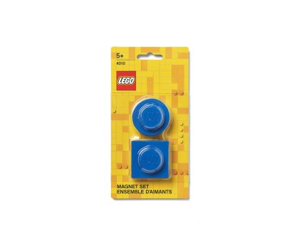 LEGO magnetky, set 2 ks - modrá