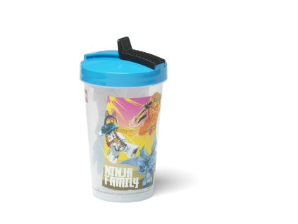 LEGO Ninjago kelímok so slamkou - modrá