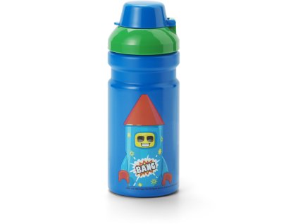 LEGO Rocket fľaša na pitie - modrá/zelená