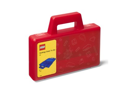 LEGO úložný box TO-GO - červená