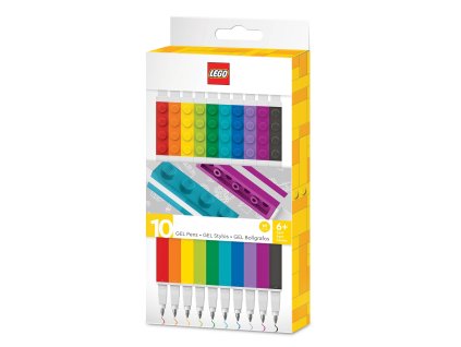 LEGO Gélové perá, mix farieb - 10 ks