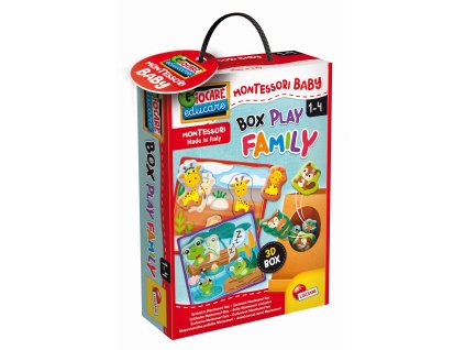 MONTESSORI BABY BOX PLAY FAMILY - Vkladačka mláďatá