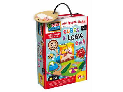 MONTESSORI DREVENÉ KOCKY A LOGIC