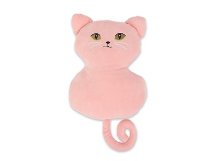 MAČKA VEĽKÉ OČI ružová 35 cm