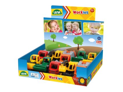 Workies Sortiment, display