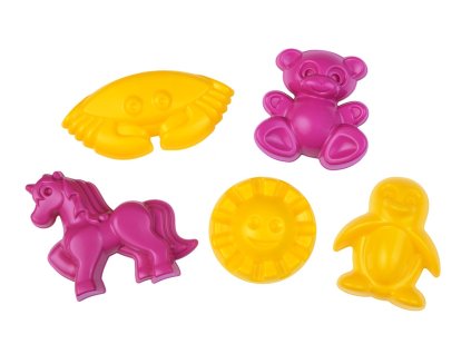 Súprava na piesok, 5 kusov s jednorožcom