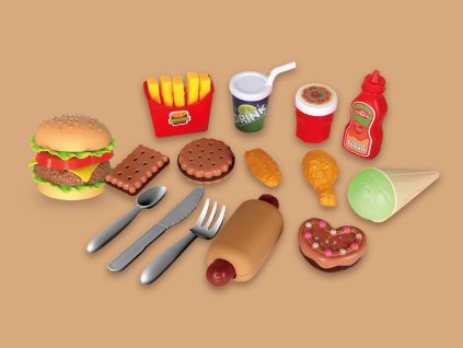 PLEJO Obedový set - Hambuger