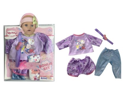 PLEJO Šaty na bábiku 40-43cm