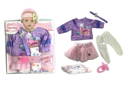 PLEJO Šaty na bábiku 40-43cm