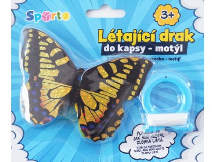 SPORTO Lietajúci drak do vrecka - motýľ