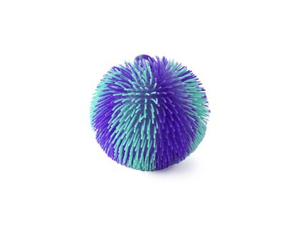 SPORTO Strapatá dúhová lopta so svetlom -fialovo tyrkysový