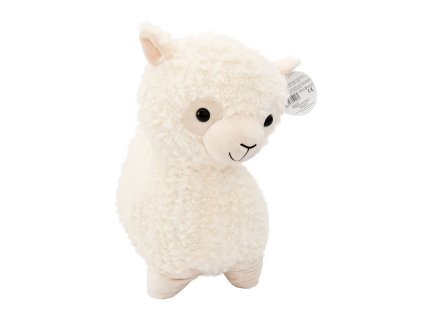 Lama krémová, 40 cm