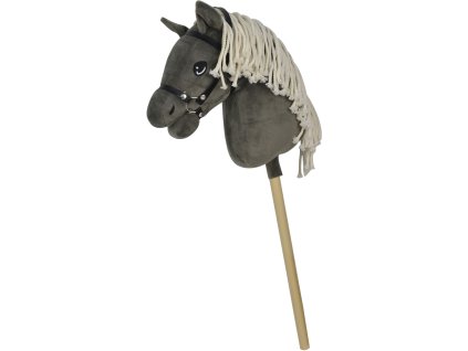 STEPPOS Premium Hobby horse Scarlet sivá 70cm