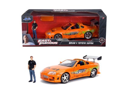 Rýchlo a zbesilo auto 1995 Toyota Supra 1:24 + figúrka Brian O’Conner