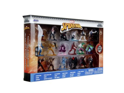 Marvel Spiderman Kovové zberateľské nanofigúrky 18 ks, wave 9