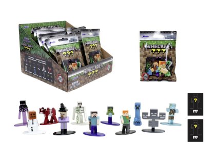 Minecraft Nanofigúrka v sáčku, DP24, 13 druhov, Wave 1