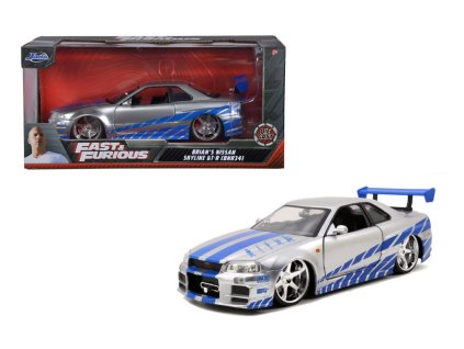 Rýchlo a zbesilo Auto 2002 Nissan Skyline 1:24