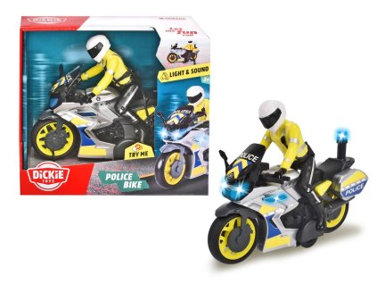 Policajný motocykel 17 cm s jazdcom