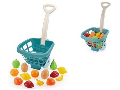 Nákupný košík plný ovovcia