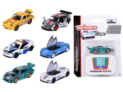 Autíčko Porsche Motorsport Deluxe, 5 druhov