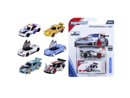 Autíčko Porsche Motorsport Deluxe, 6 druhov