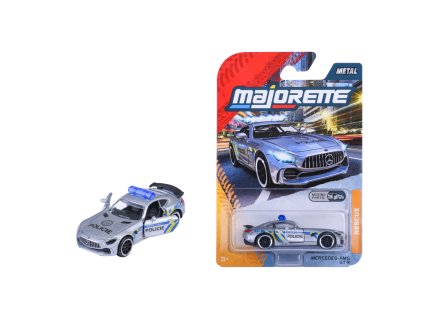 Auto policajné kovové, česká verzia