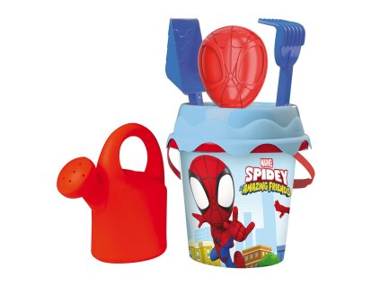 Vedierko Spidey s krhličkou a prísl., stredné