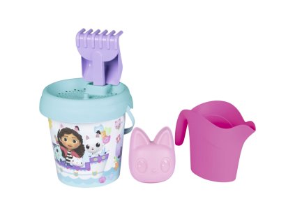 Vedierko Gabby´s Dollhouse s krhličkou a prísl., stredné