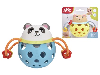 Hrkálka medvedík/panda 10 cm, 2 druhy