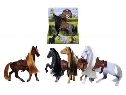 Kôň 19 cm, 4 druhy