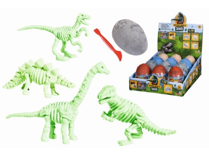 Vajíčko s kostrou dinosaura na vykopanie