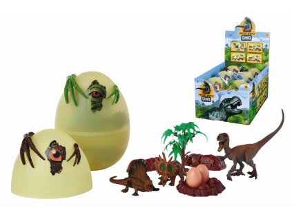 Dino vajcia s príslušenstvom, 3 druhy, DP6