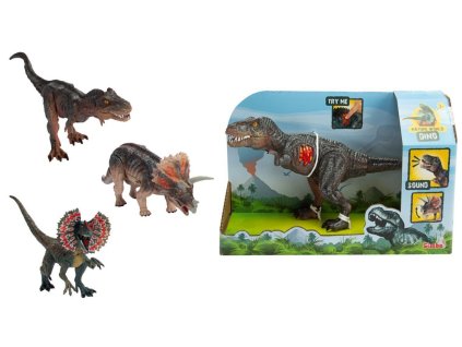 Dinosaurus so zvukom, 3 druhy