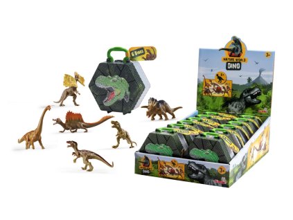 Dinosaury v krabičke 8-9 cm, 6 ks, 12DP
