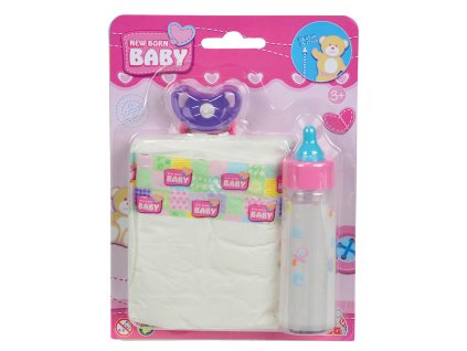 NBB Sada fľaštička, cumlík, plienka